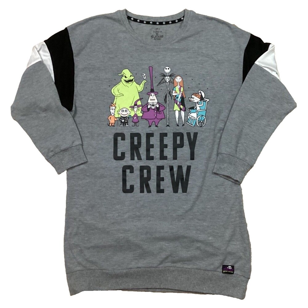 Disney Nightmare Before Christmas-Women L(12-14) Creepy Crew Sleepshirt-RN 76292